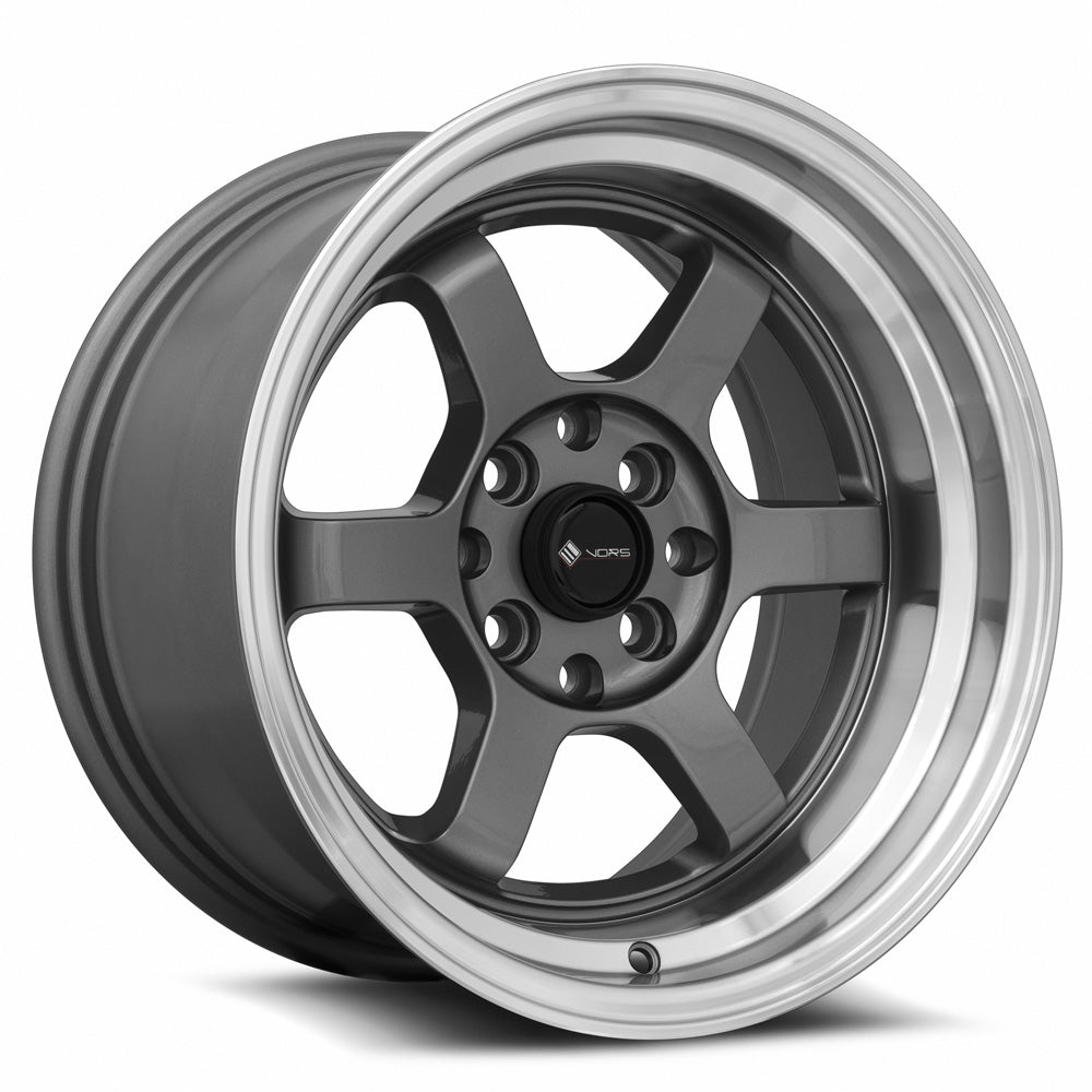 Vors TR7 15x8 Gun Metal Machine Lip
