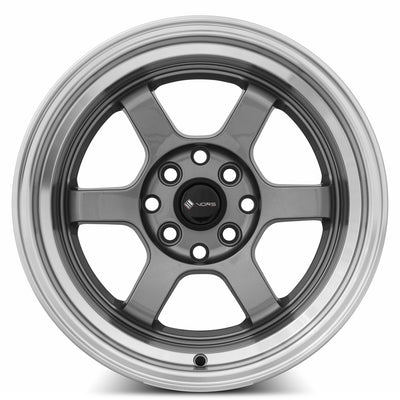 Vors TR7 15x8 Gun Metal Machine Lip