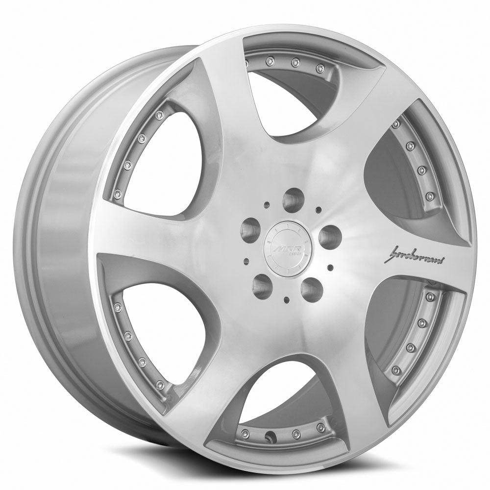 MRR VP3 19x8.5 Silver Machine Face Wheel