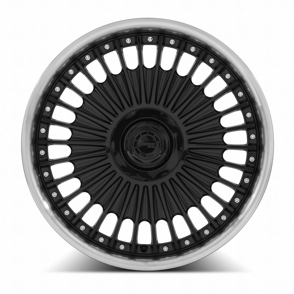 MRR VP4 19x8.5 Black Machined Lip