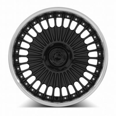 MRR VP4 19x8.5 Black Machined Lip