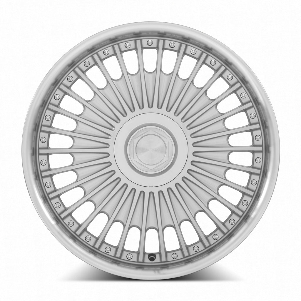 MRR VP4 19x8.5 Silver Machined Lip
