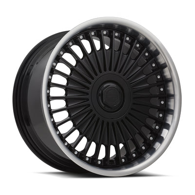 MRR VP4 19x9.5 Black Machined Lip
