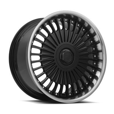 MRR VP4 20x10 Black Machined Lip