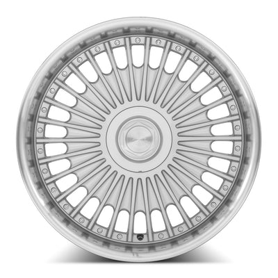MRR VP4 20x10 Silver Machined Lip
