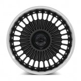 MRR VP4 20x8.5 Black Machined Lip