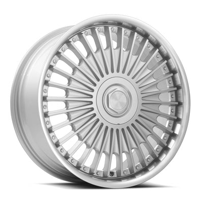 MRR VP4 20x8.5 Silver Machined Lip
