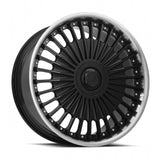 MRR VP4 22x9 Black Machined Lip
