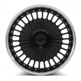 MRR VP4 22x9 Black Machined Lip