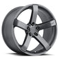 MRR VP5 20x10.5 Matte Gun Metal Graphite Wheel