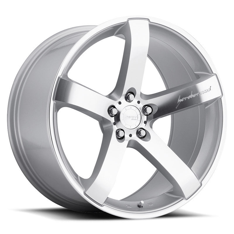 MRR VP5 20x10.5 Silver Machine Face Wheel