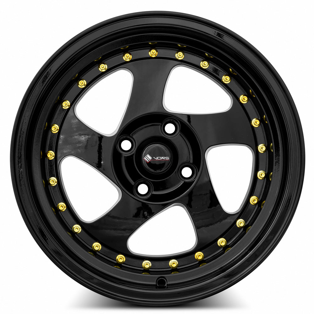 Vors VR2 15x8 Gloss Black
