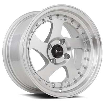 Vors VR2 15x8 Silver Machined Face