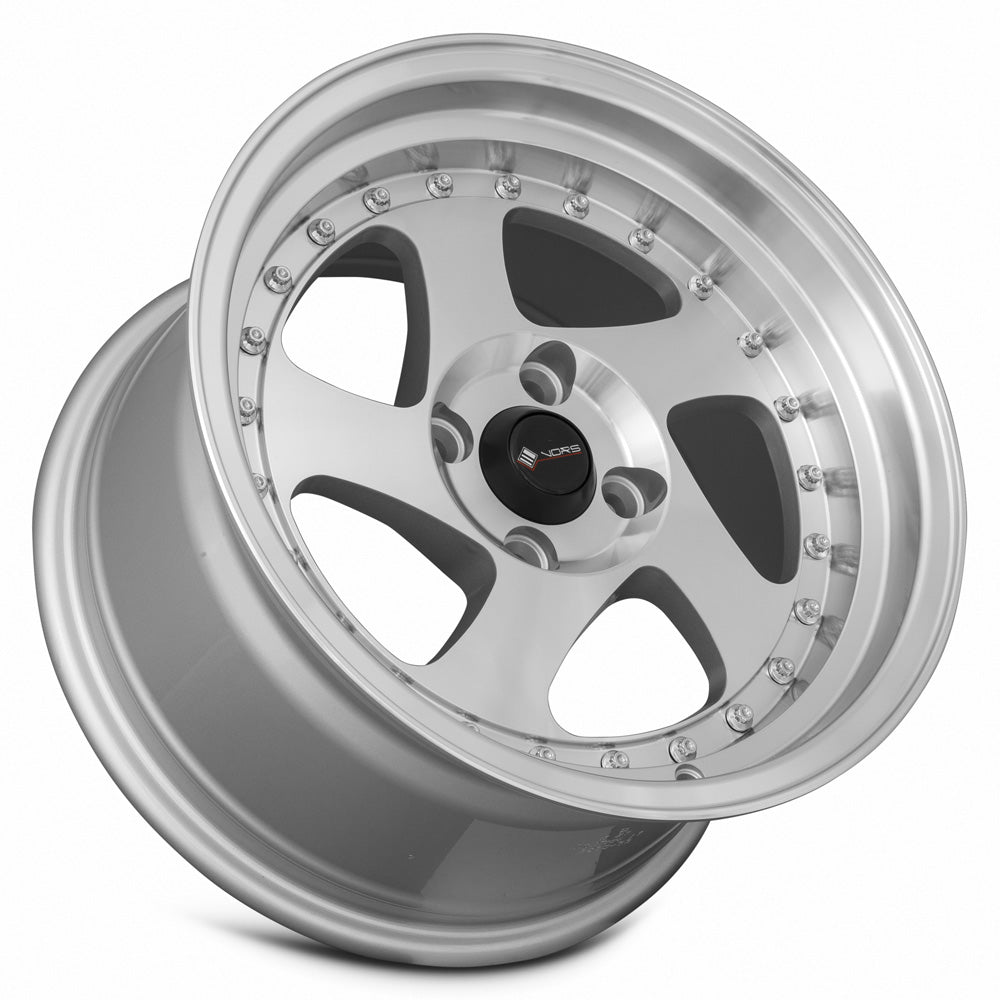 Vors VR2 15x8 Silver Machined Face