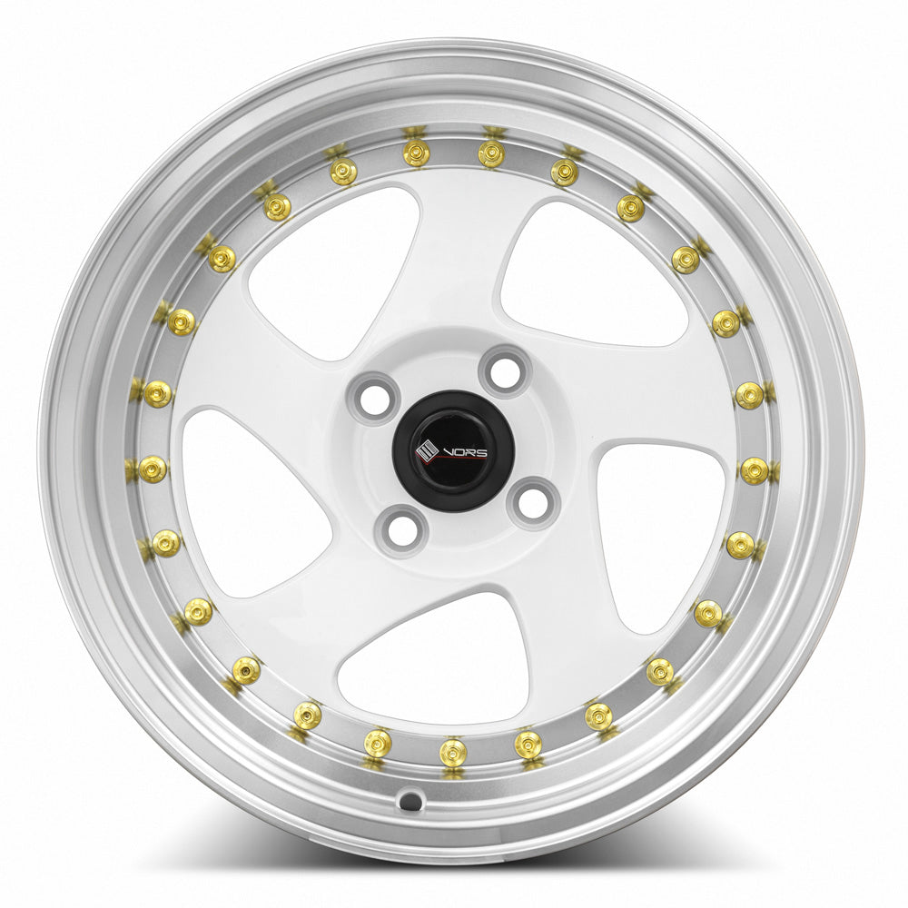 Vors VR2 15x8 White Machine Lip