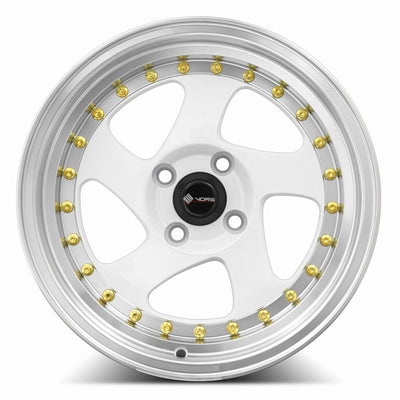 Vors VR2 15x8 White Machine Lip