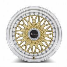 Load image into Gallery viewer, Vors VR3 15x8 Gold Machined Lip