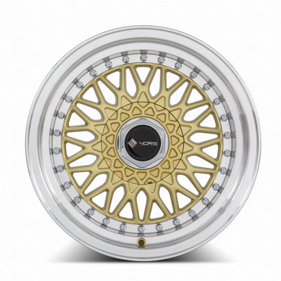 Vors VR3 15x8 Gold Machined Lip