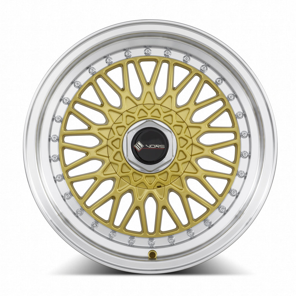 Vors VR3 16x7 Gold Machined Lip
