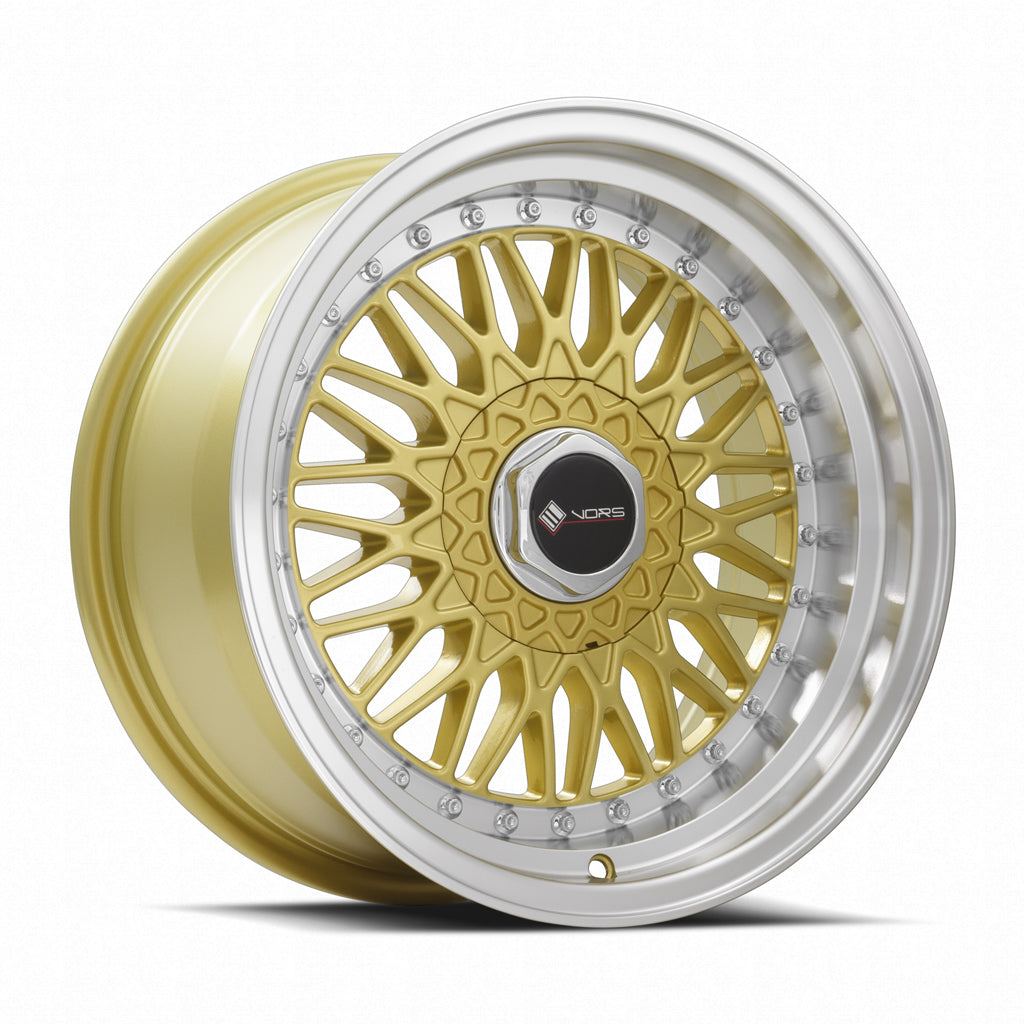 Vors VR3 16x8 Gold Machined Lip