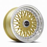 Vors VR3 16x8 Gold Machined Lip