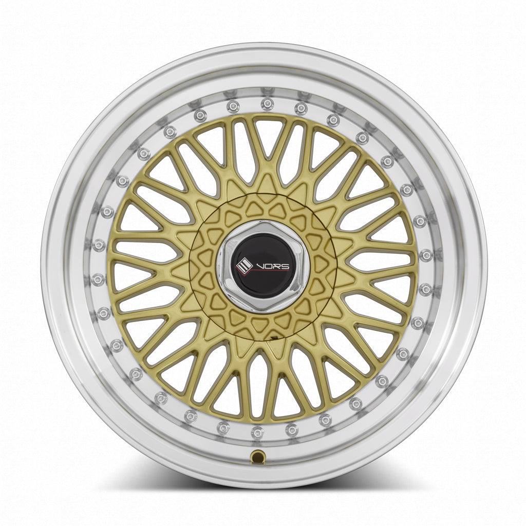 Vors VR3 16x8 Gold Machined Lip