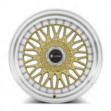 Load image into Gallery viewer, Vors VR3 16x8 Gold Machined Lip