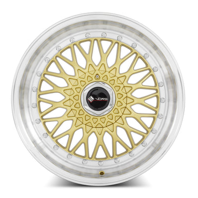 Vors VR3 17x7.5 Gold Machined Lip