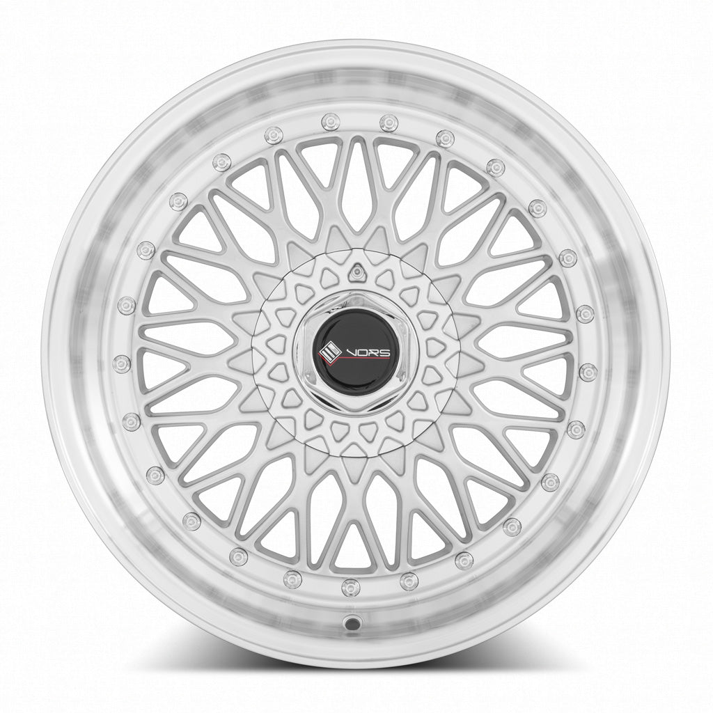 Vors VR3 17x7.5 Silver Machined Face