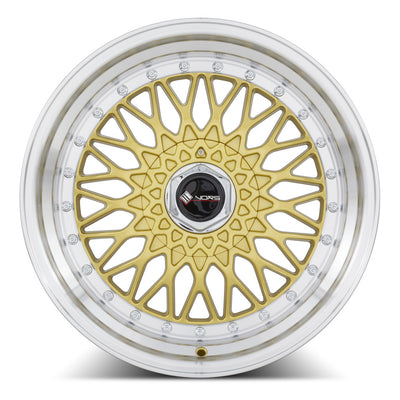 Vors VR3 17x8.5 Gold Machined Lip