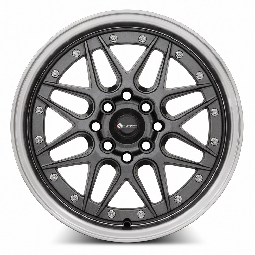 Vors VR7 15x7 Gun Metal Machine Lip