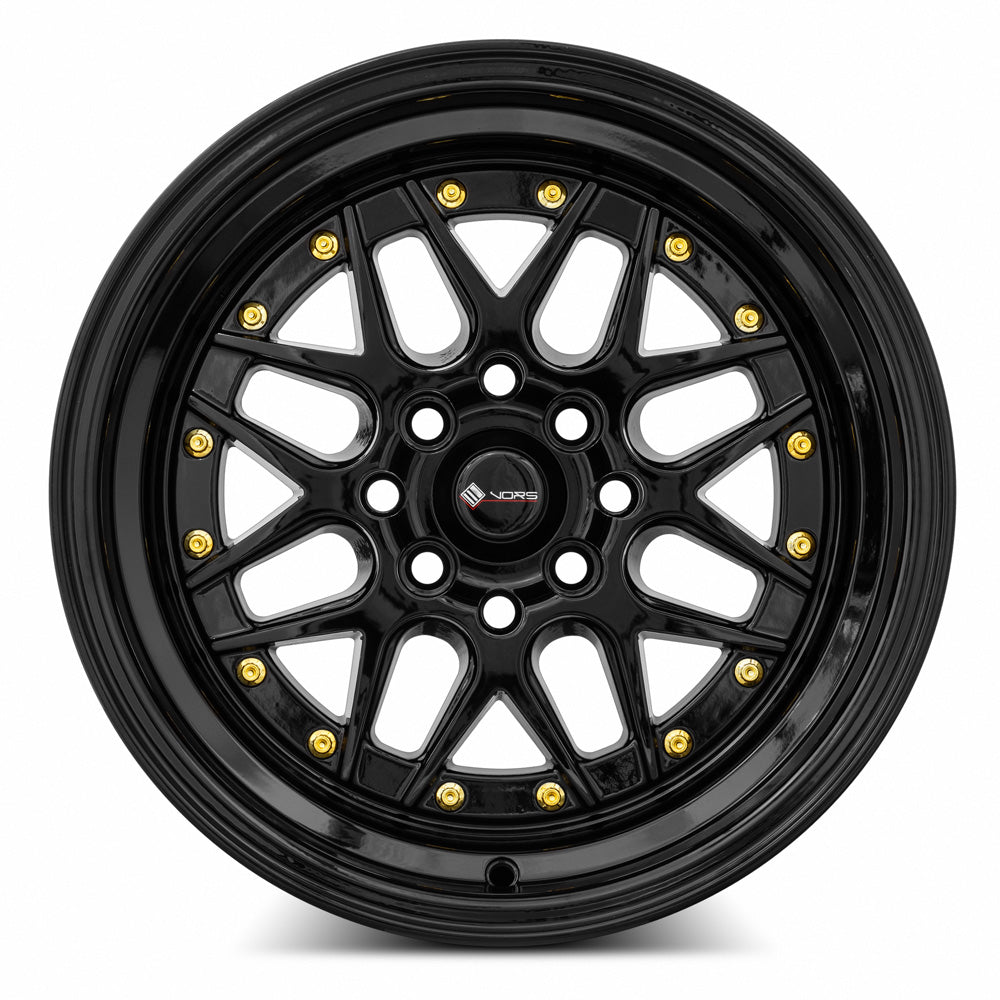 Vors VR7 15x8 Gloss Black