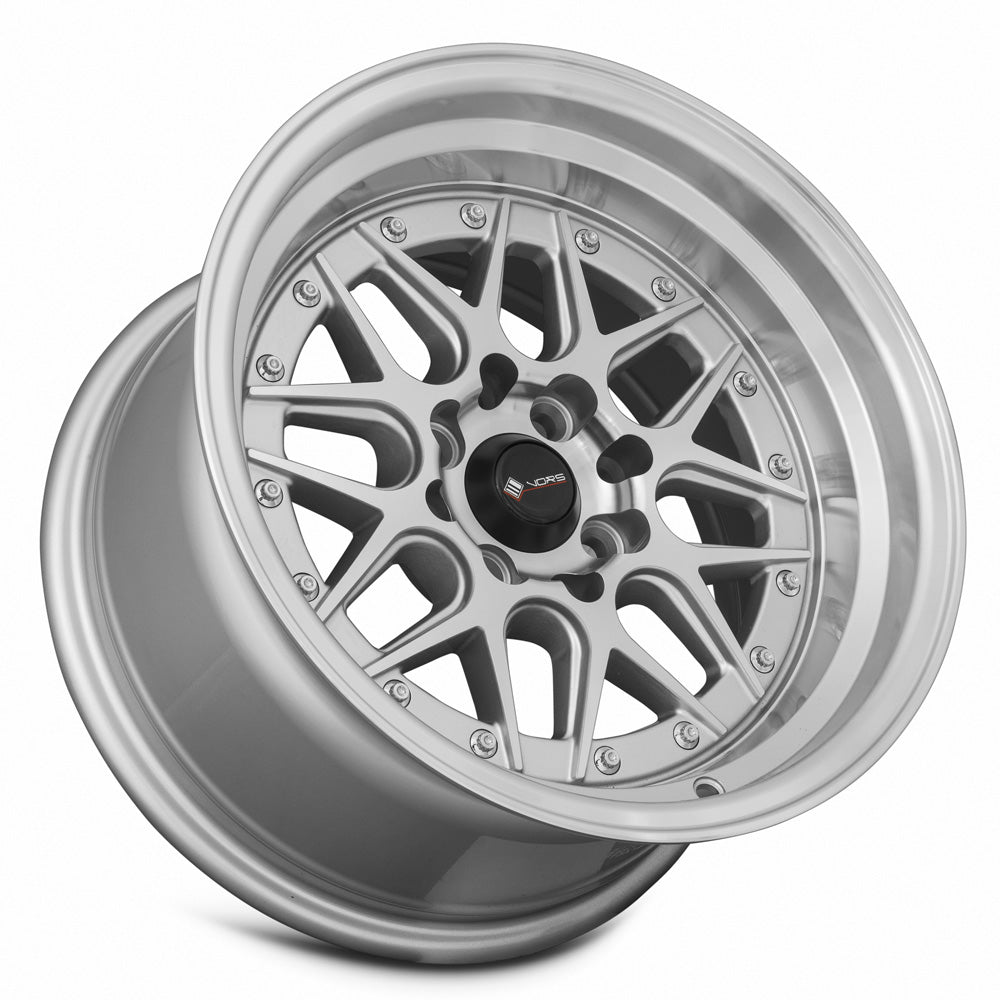 Vors VR7 15x8 Silver Machined Face
