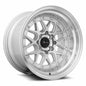 Vors VR7 15x9 Silver Machine Face Lip Chrome Rivet Wheel