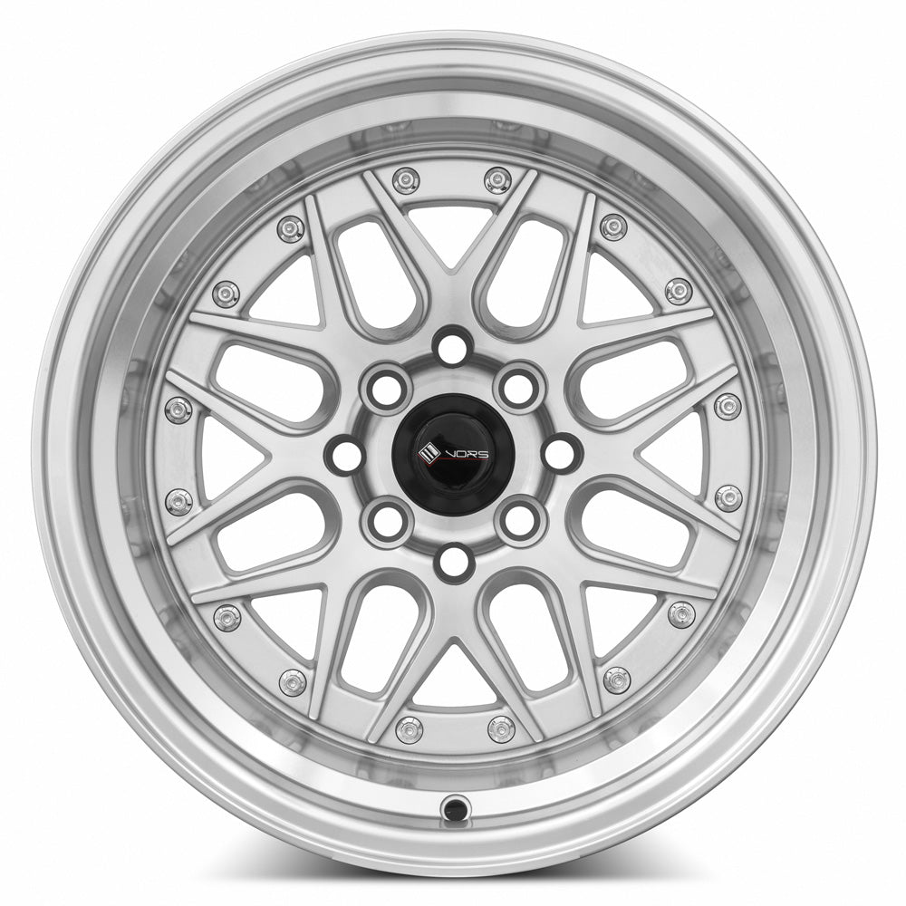 Vors VR7 15x9 Silver Machined Face