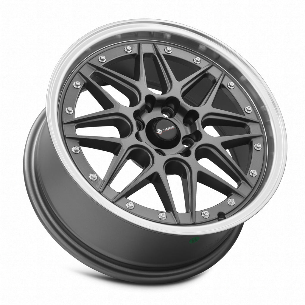 Vors VR7 16x7 Gun Metal Machine Lip