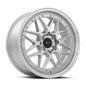 Vors VR7 16x7 Silver Machine Face Lip Chrome Rivet Wheel