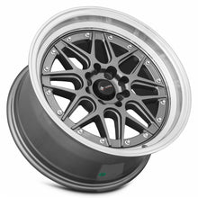 Load image into Gallery viewer, Vors VR7 16x8 Gun Metal Machine Lip