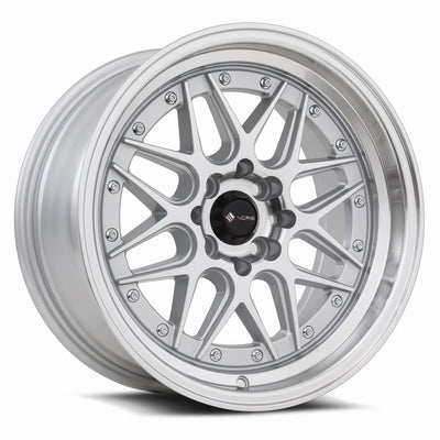 Vors VR7 16x8 Silver Machined Face