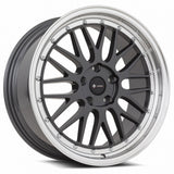 Vors VR8 18x8 Hyper Black Machined Lip
