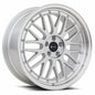Vors VR8 19x8.5 Silver Machine Lip Chrome Rivet Wheel