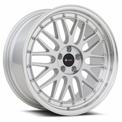 Vors VR8 18x8 Silver Machined Lip