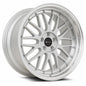 Vors VR8 19x9.5 Silver Machine Lip Chrome Rivet Wheel