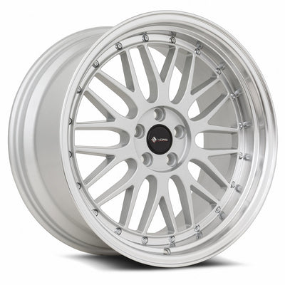 Vors VR8 18x9 Silver Machined Lip