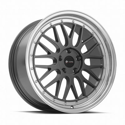 Vors VR8 19x8.5 Hyper Black Machined Lip