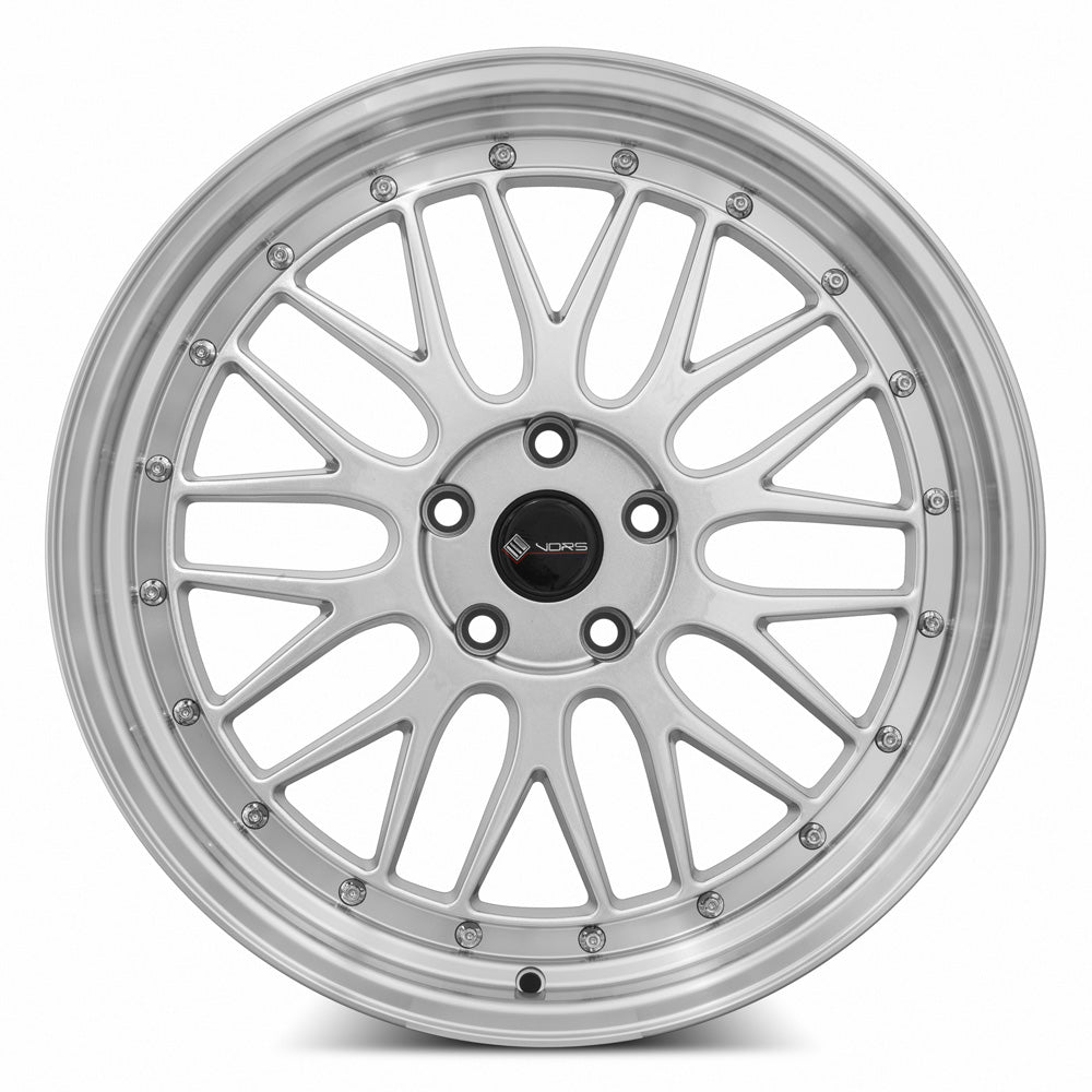 Vors VR8 19x8.5 Silver Machined Lip