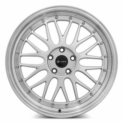 Vors VR8 18x8 Silver Machined Lip