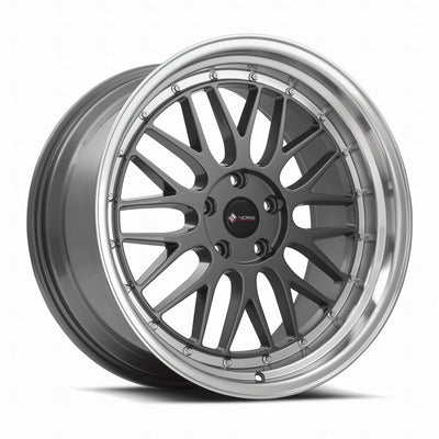 Vors VR8 19x9.5 Hyper Black Machined Lip