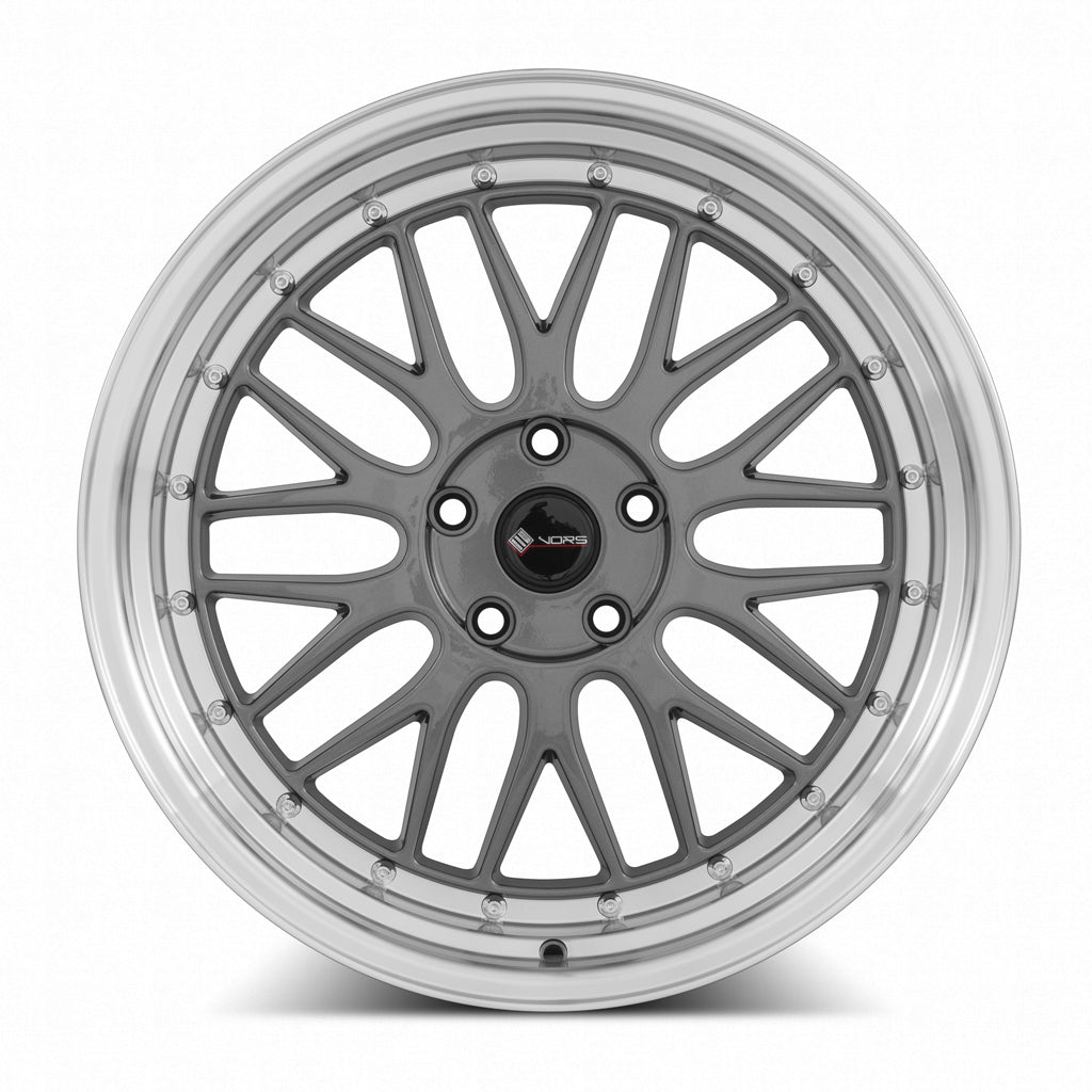 Vors VR8 19x9.5 Hyper Black Machined Lip