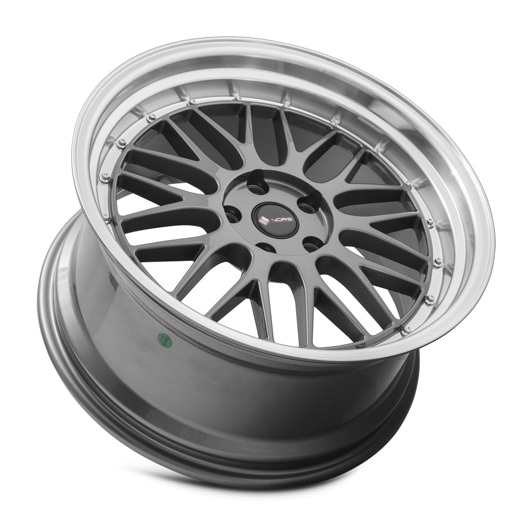 Vors VR8 18x9 Hyper Black Machined Lip